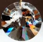 Crystal Rainbow Maker Suncatcher | 60mm Sunburst AB - Spiral Circle