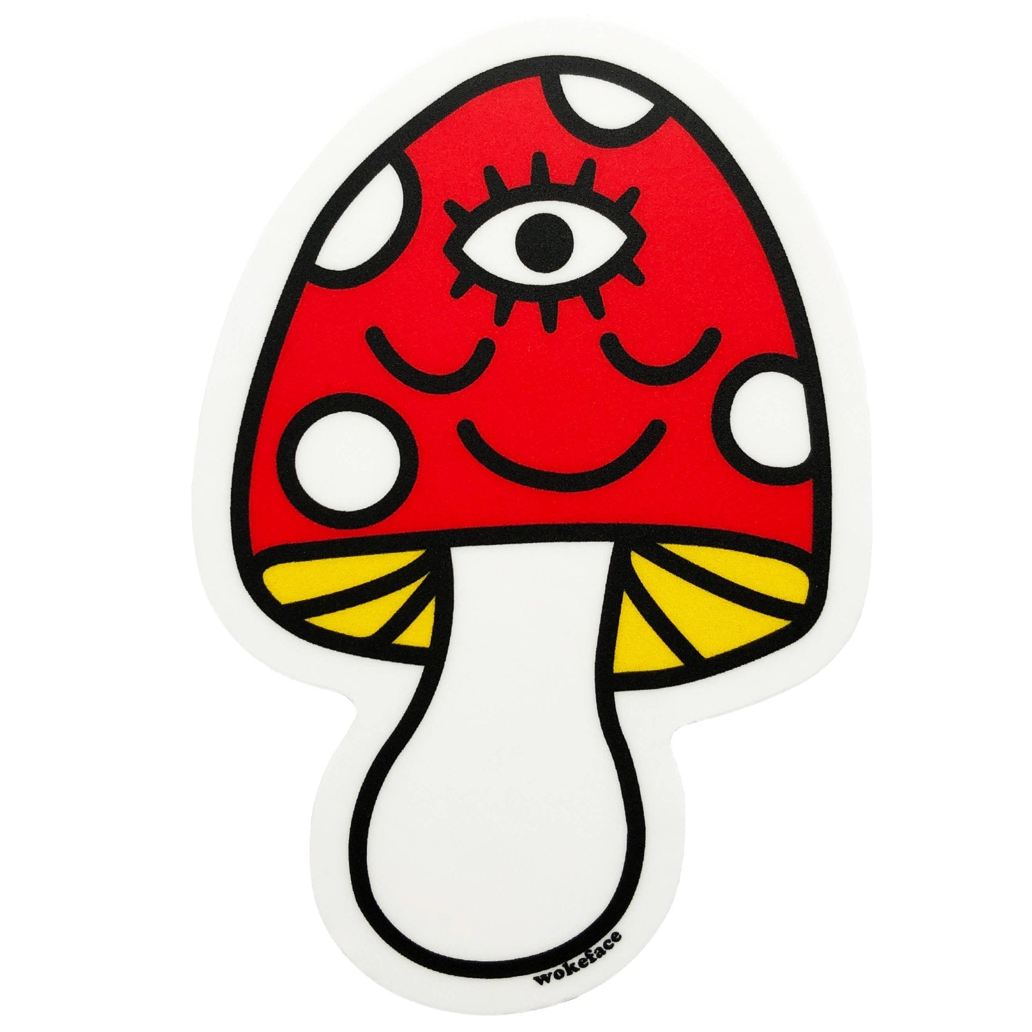 Sticker - Mushroom - Spiral Circle