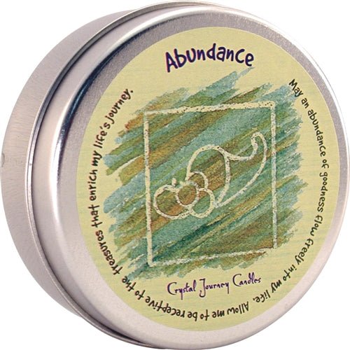 Abundance | Candle in Travel Tin - Spiral Circle