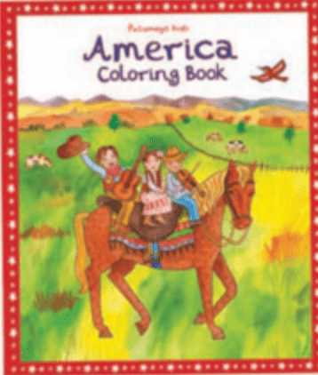 America Coloring Book - Spiral Circle