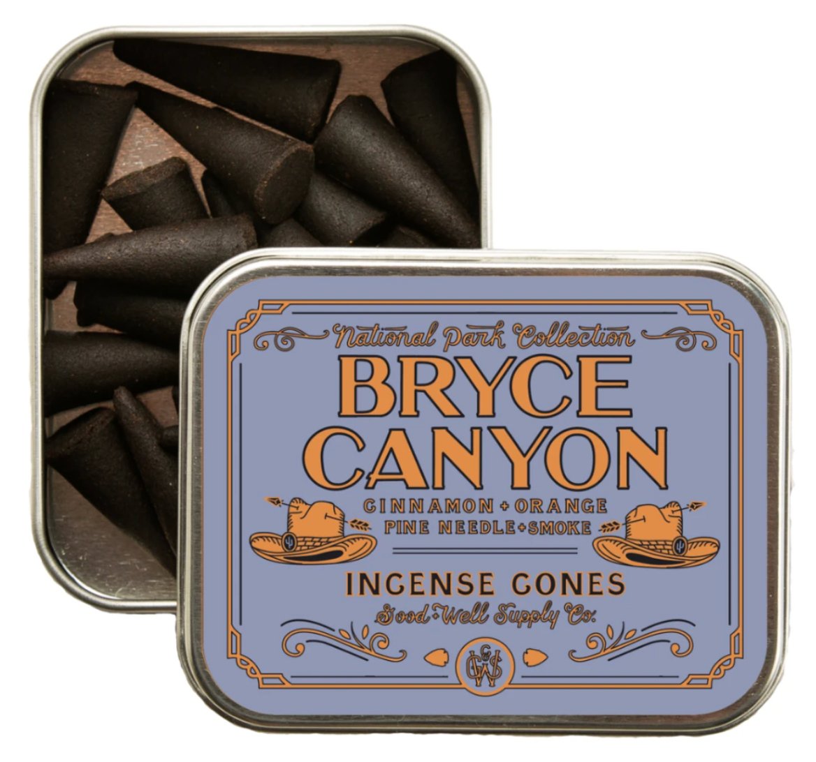 Bryce Canyon Incense | Cinnamon, Orange, Pine Needle, & Smoke - Spiral Circle