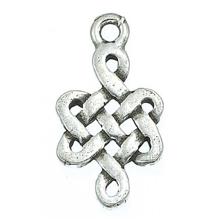Celtic Eternal Knot (Silver) - Spiral Circle