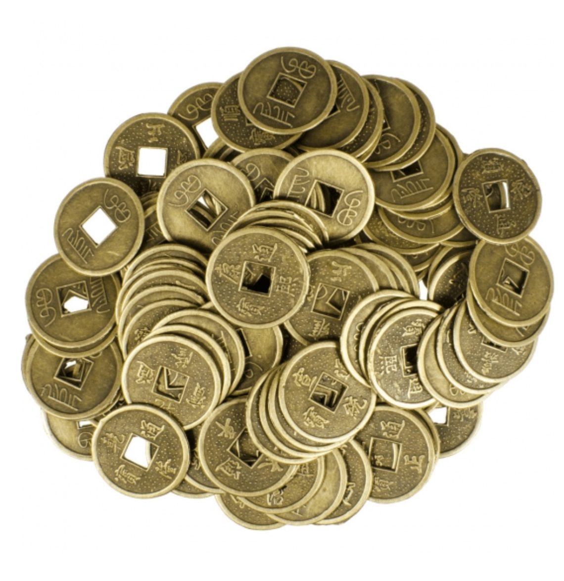 Chinese Coins | Medium 20mm - Spiral Circle