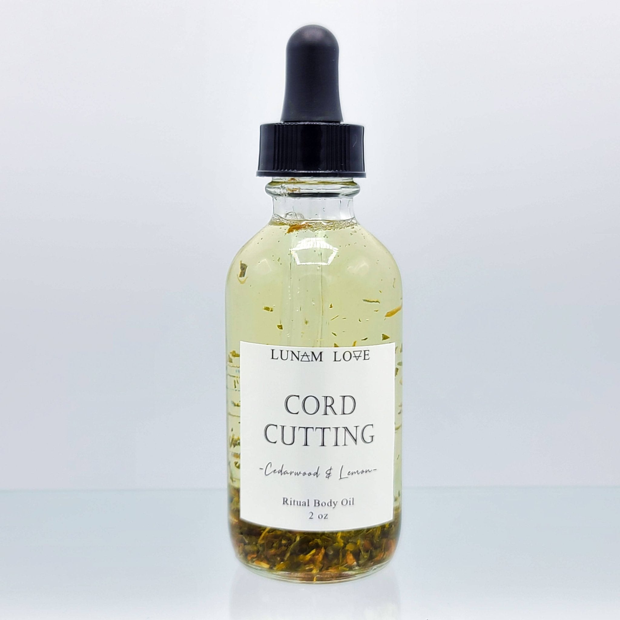 Cord Cutting Body Oil | Cedarwood and Lemon - Spiral Circle