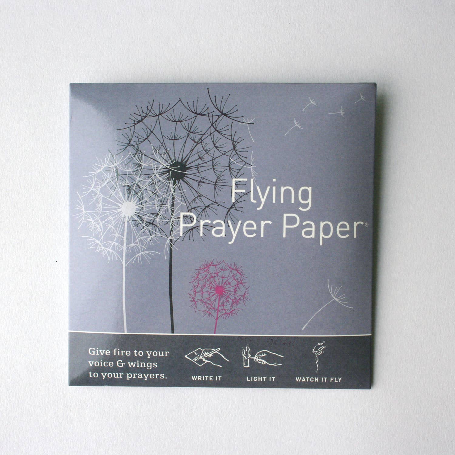Dandelion Prayers | Flying Wish Paper Kit | Mini - Spiral Circle