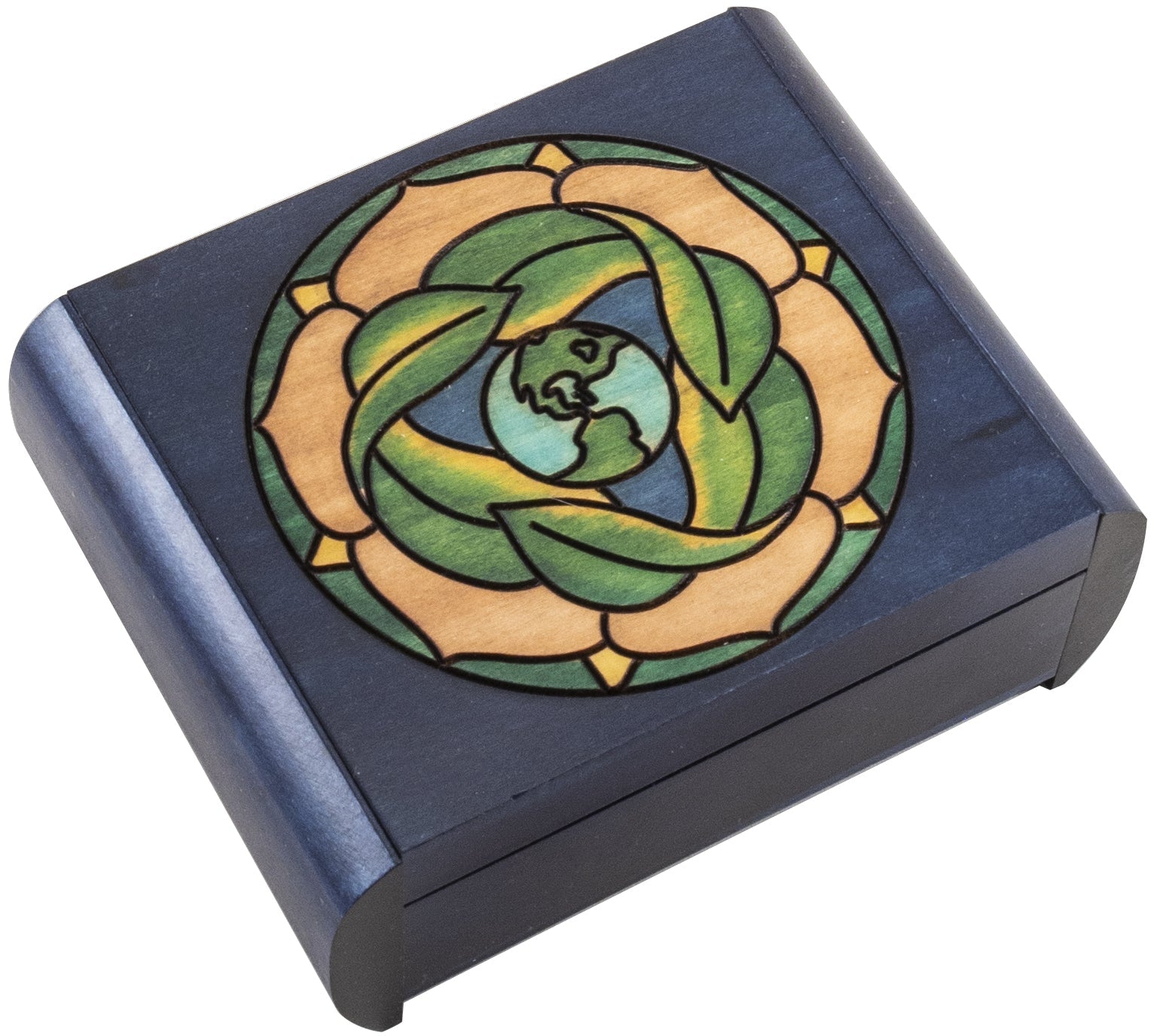 Earth Puzzle Box - Spiral Circle