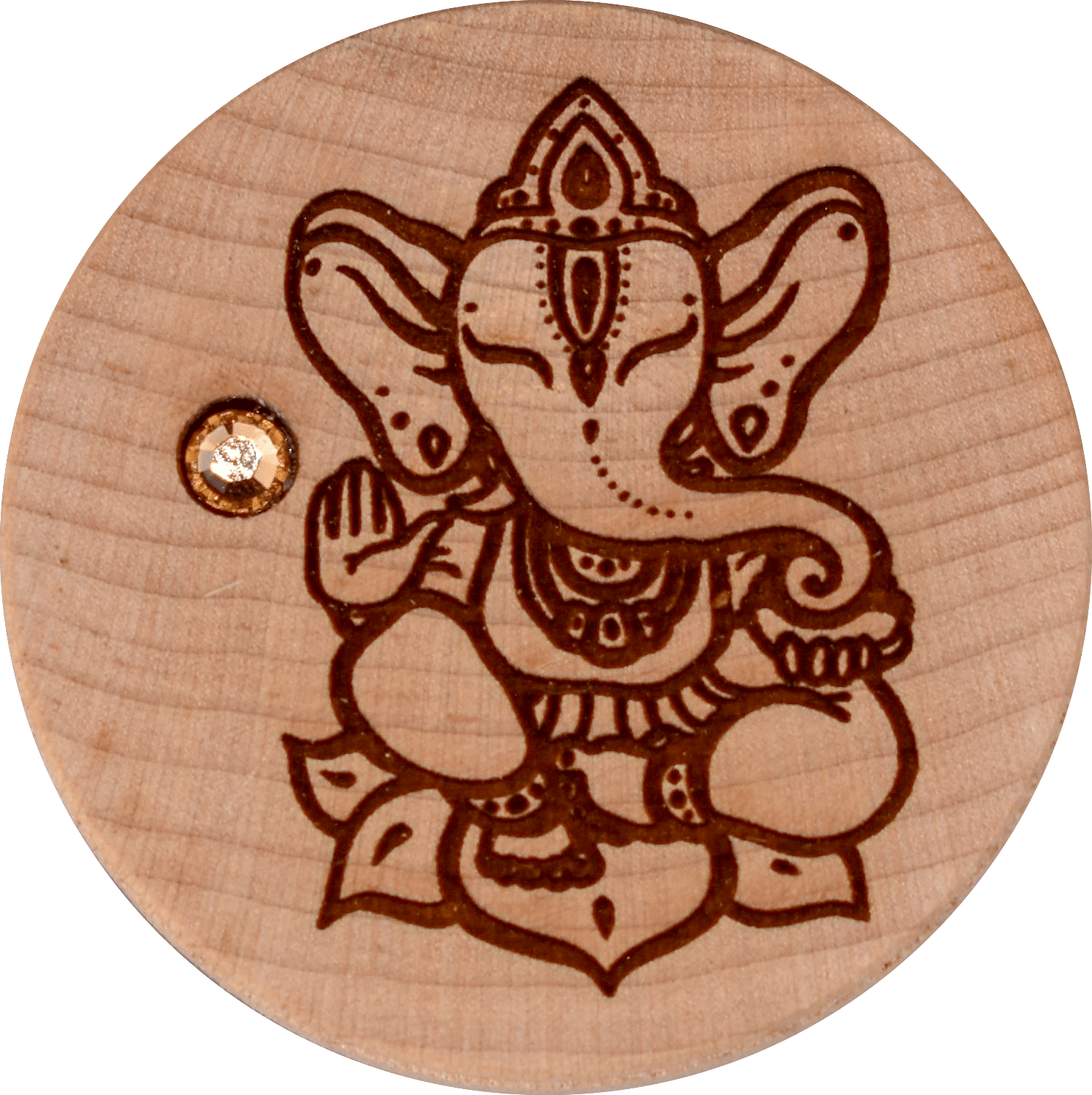 Ganesh Wood Dreambox - Spiral Circle