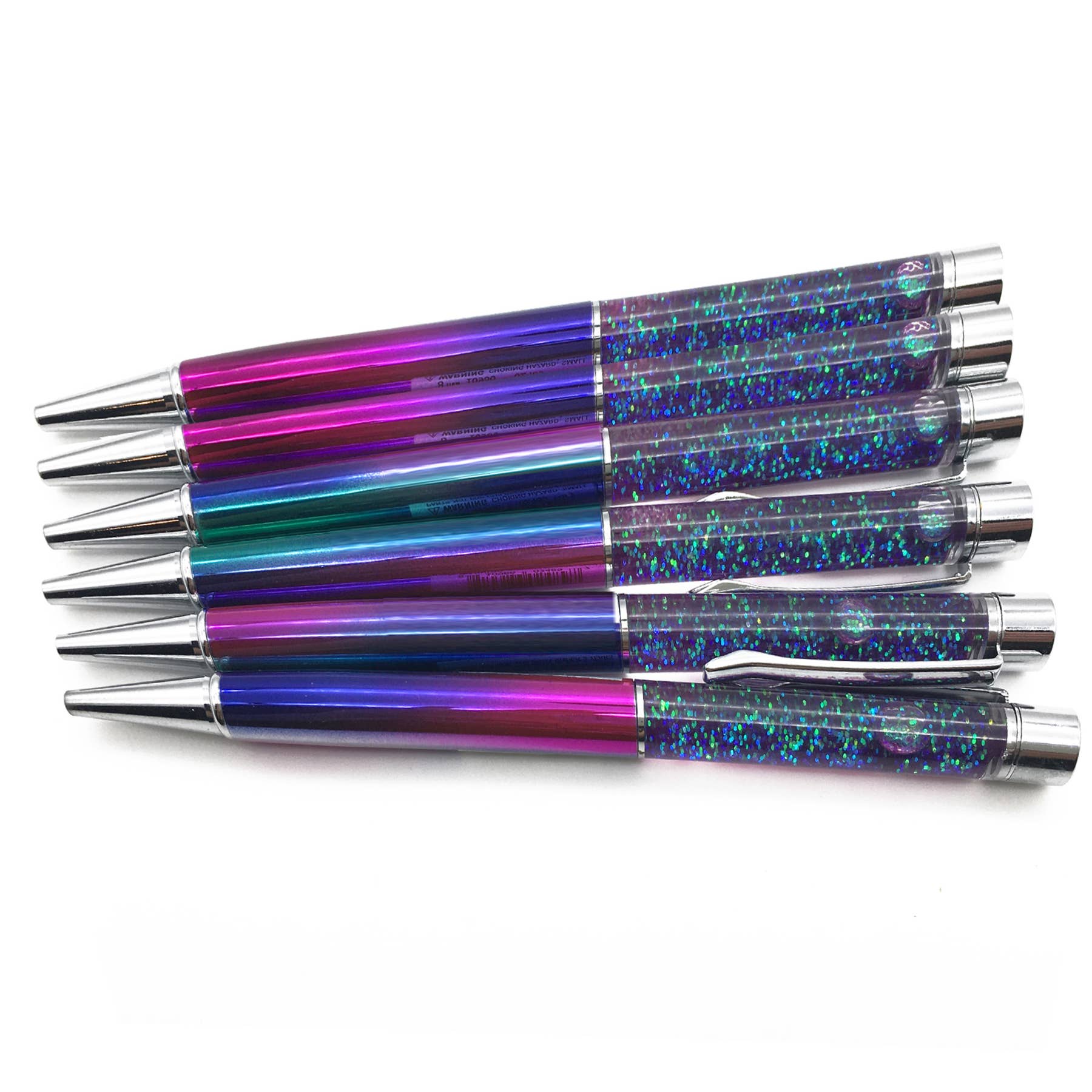 Glitter Pen | Rainbow Liquid Glitter - Spiral Circle