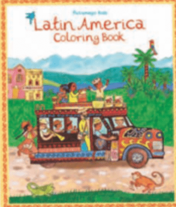 Latin American Coloring Book - Spiral Circle