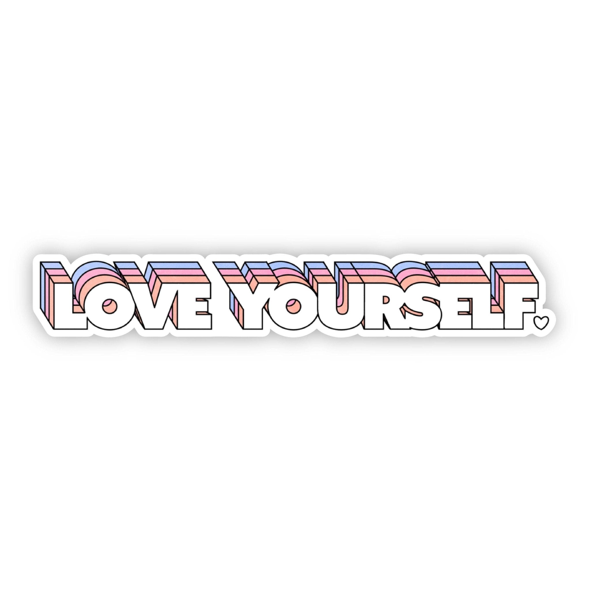Love Yourself | Sticker - Spiral Circle