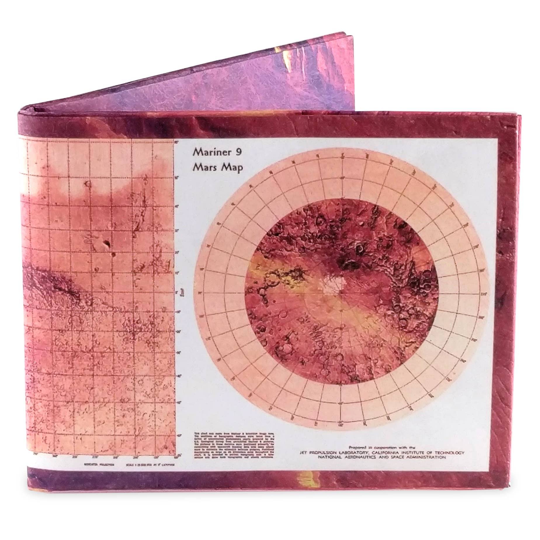 Mars Map Mighty Wallet - Spiral Circle