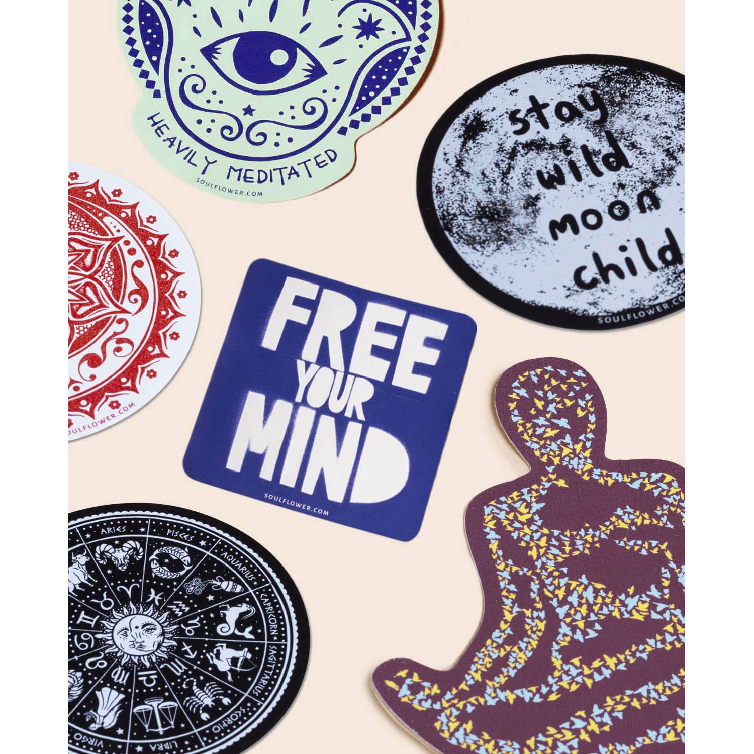 Mystic Stickers | Assorted - Spiral Circle
