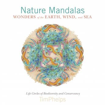 Nature Mandalas Wonders of the Earth Wind and Sea - Spiral Circle