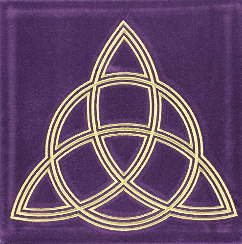 Wicca Velvet Cloth - Spiral Circle