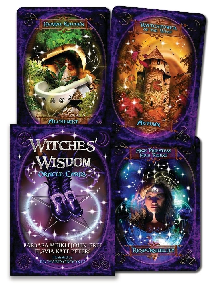 Witches Wisdom Oracle Cards - Spiral Circle
