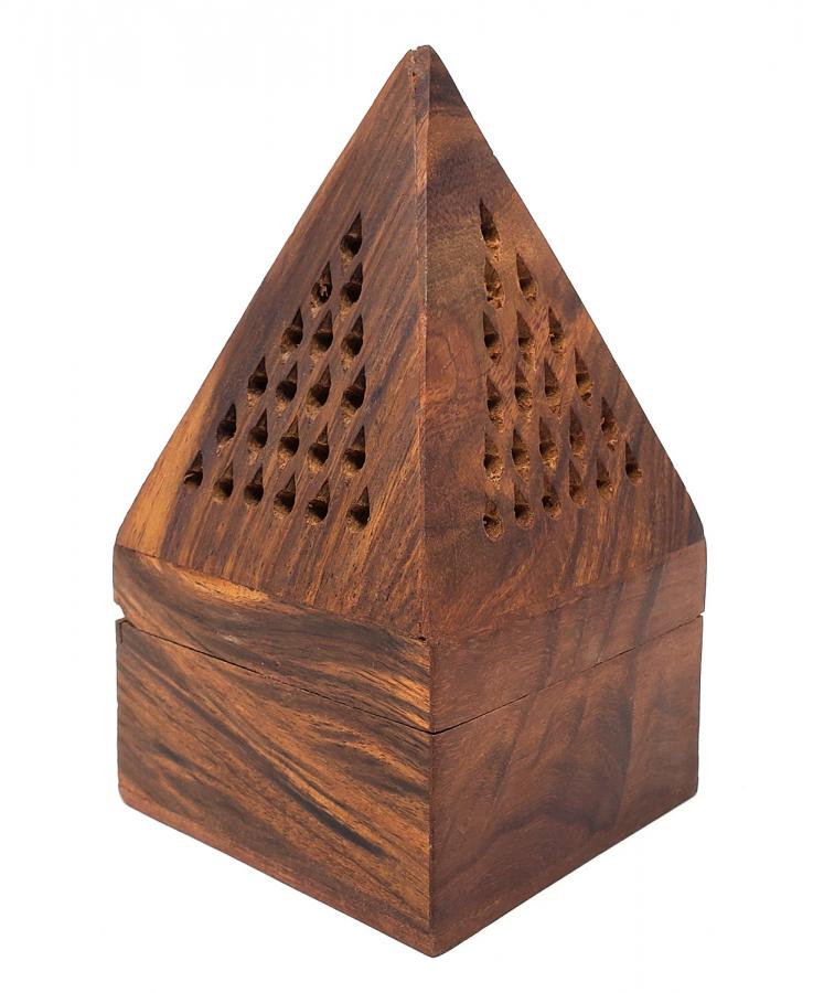 Wooden Temple Cone/Charcoal Burner 5