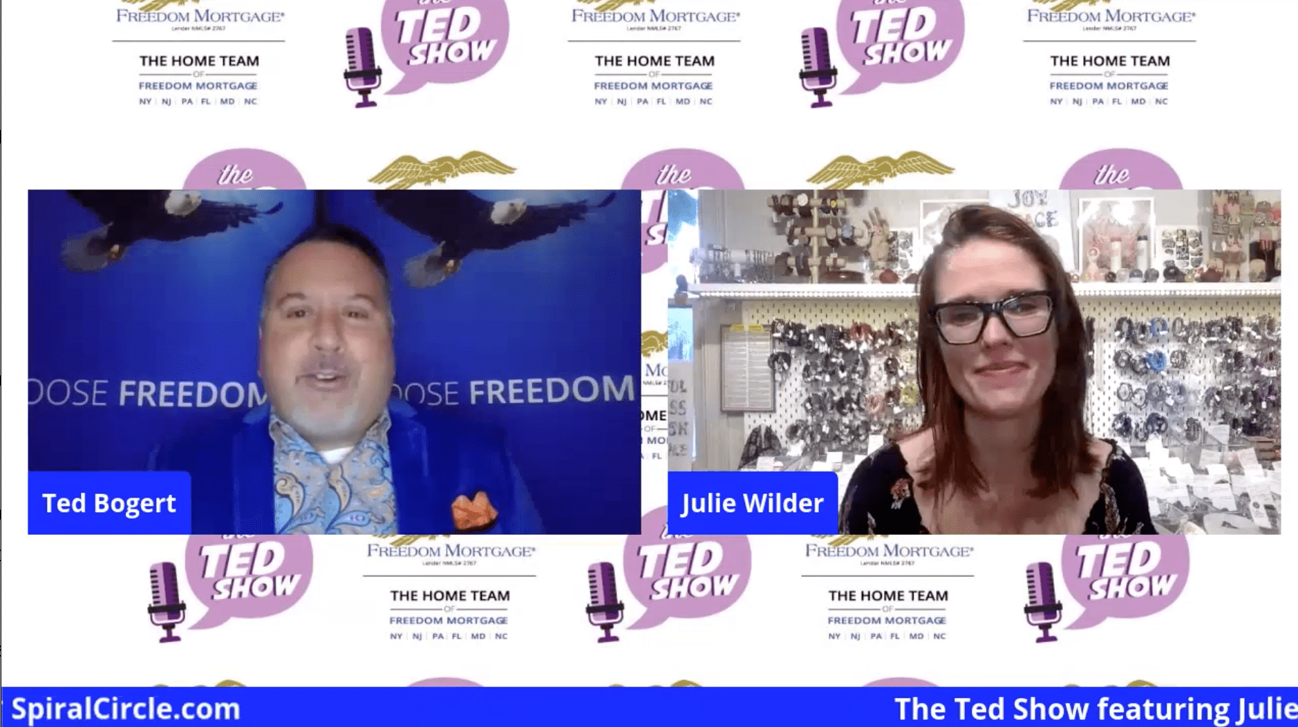 Interview with co-owner Julie Wilder on "The Ted Show" - Spiral Circle