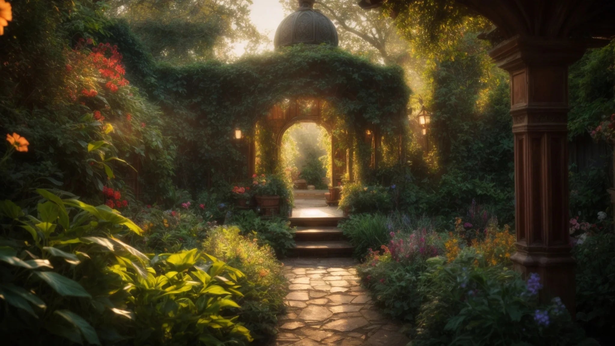 Enchanted in the Garden - Spiral Circle