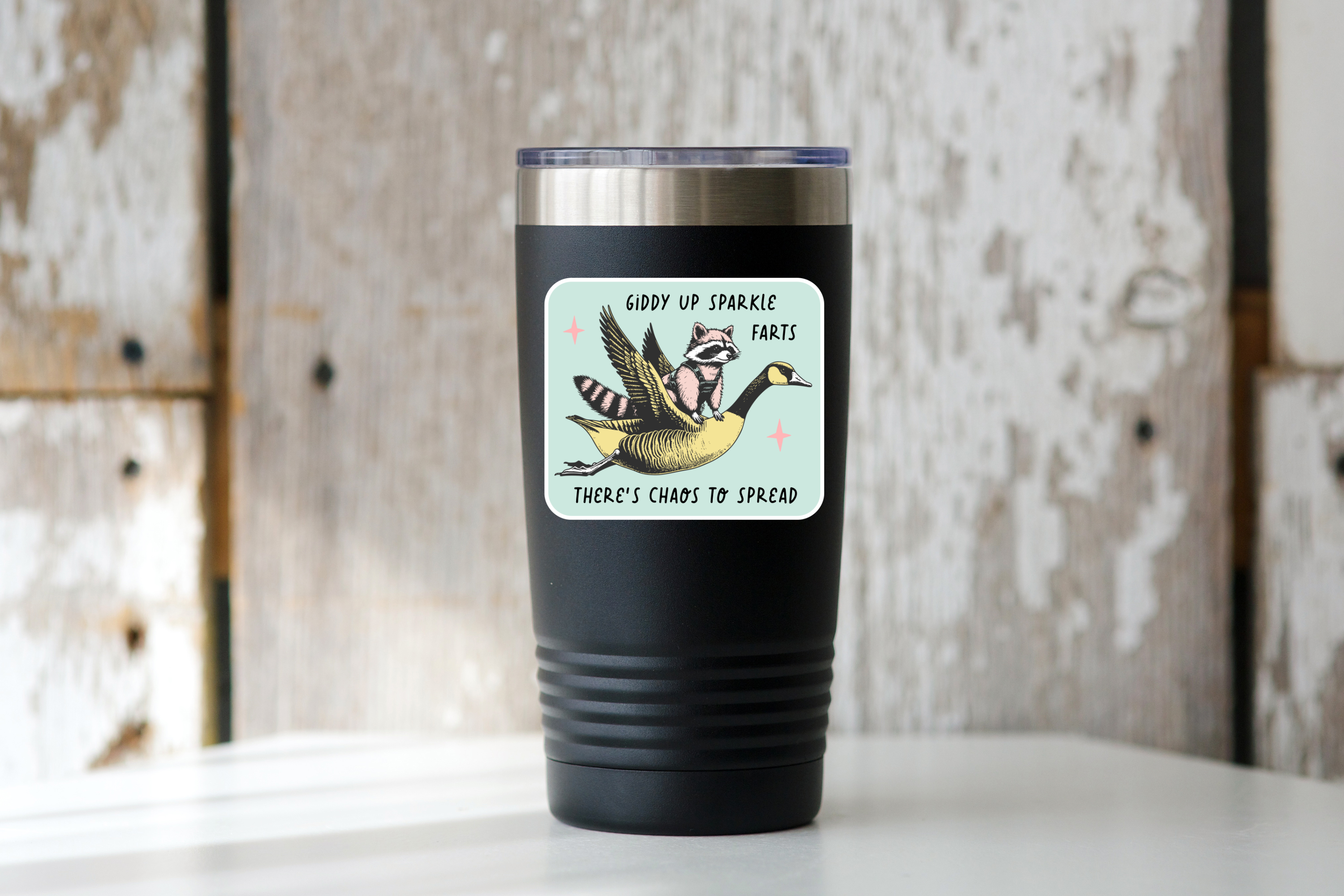 Giddy Up Sparkle Farts Sticker