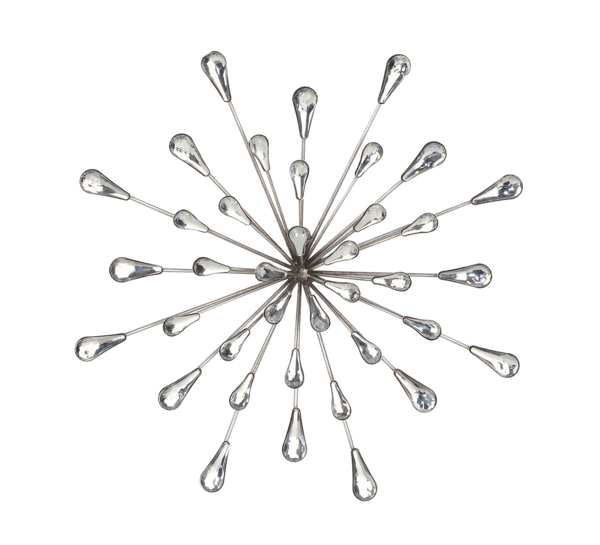 Starburst Wall Art - Silver
