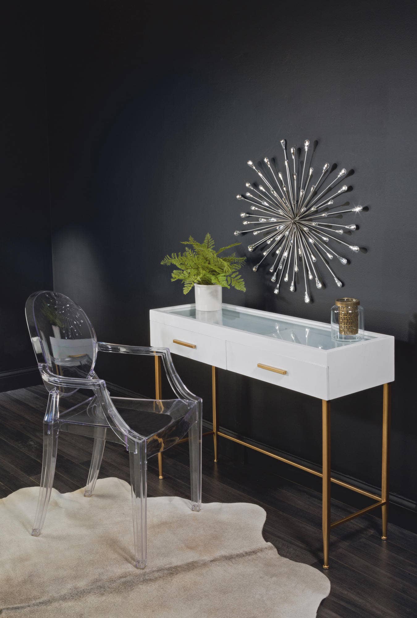 Starburst Wall Art - Silver