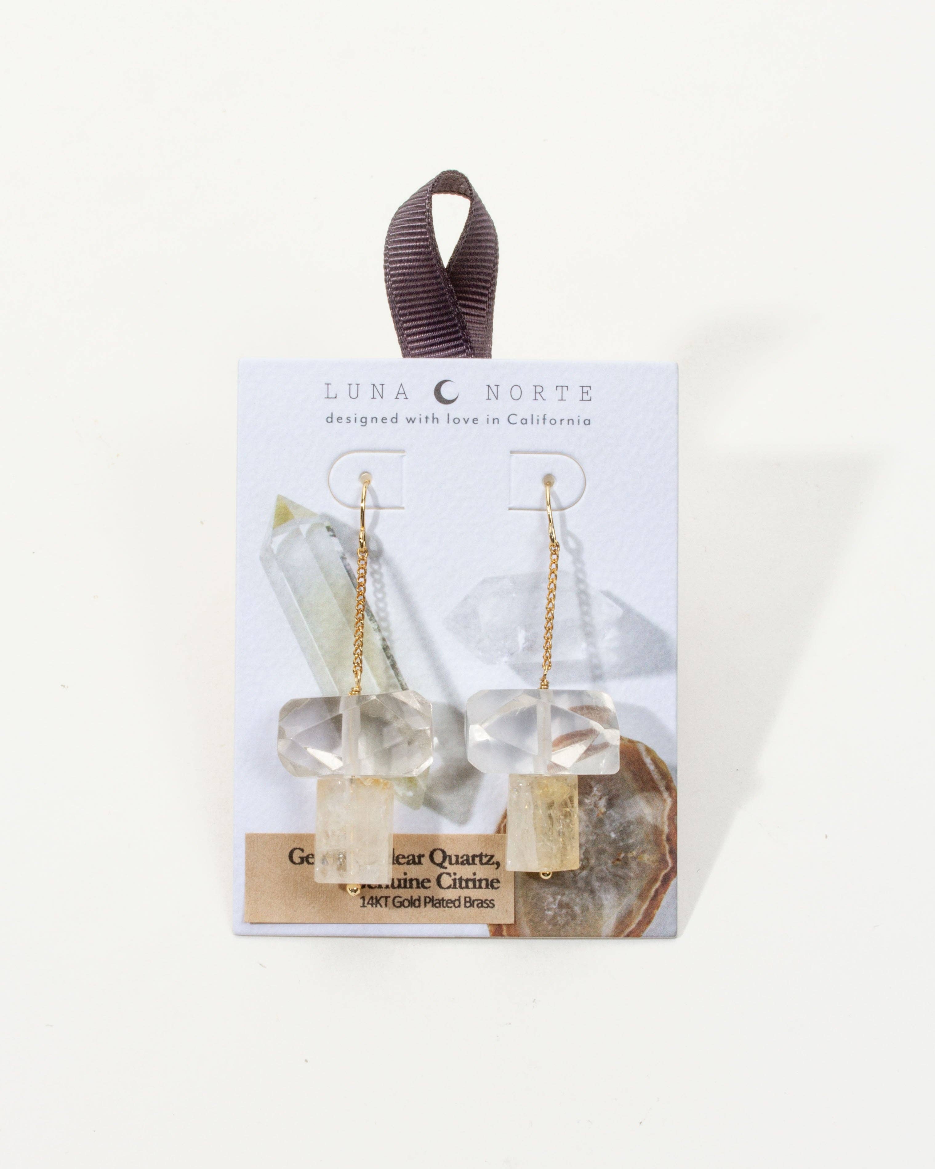 Sun & Stone Earrings
