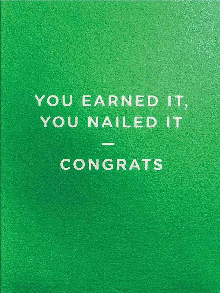 NAILED IT CONGRATS CARD