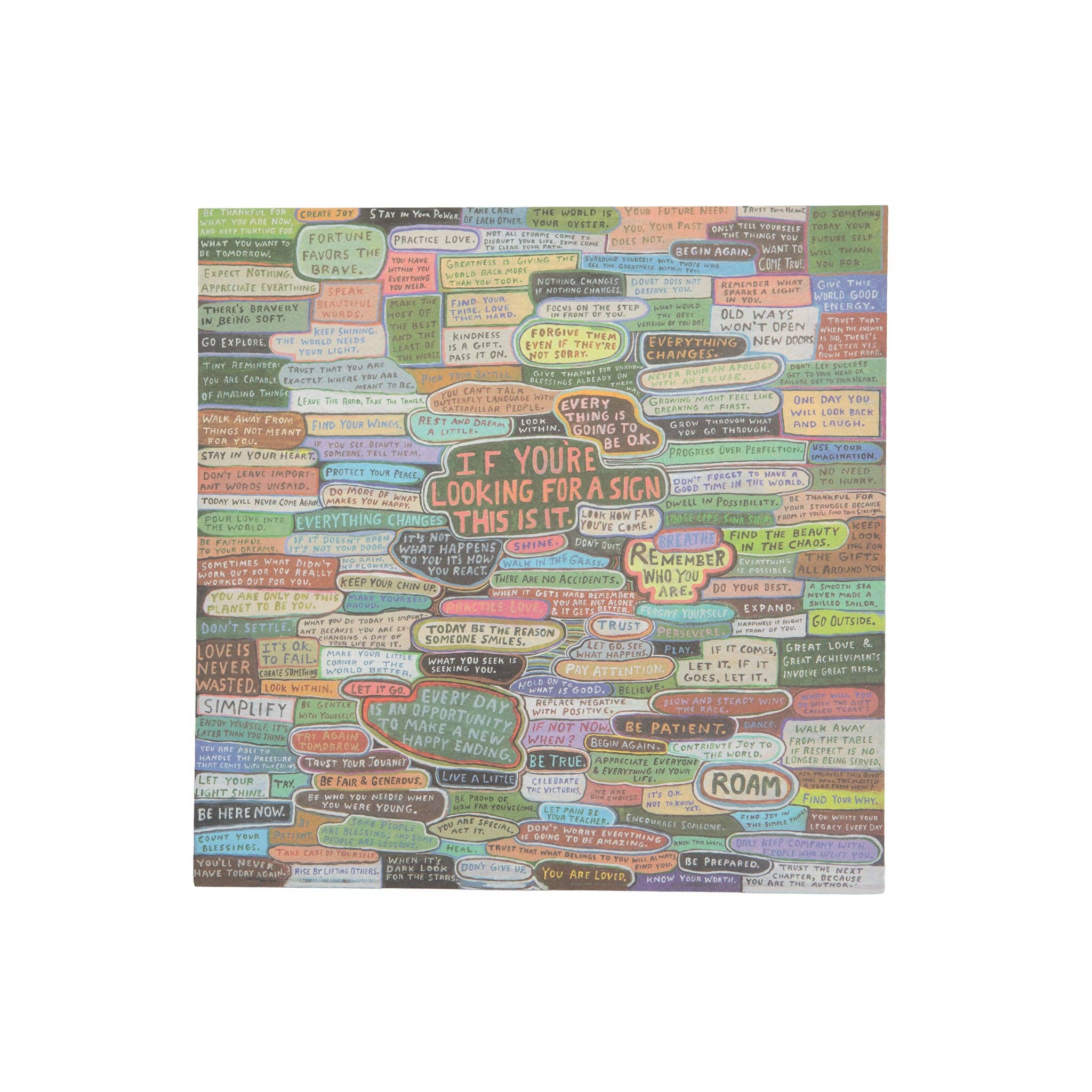 "If You Are Looking For A Sign" | Art Poster 12"x12"
