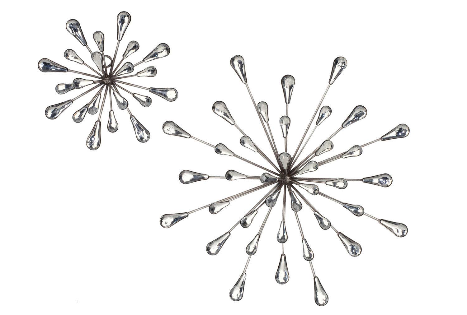 Starburst Wall Art - Silver