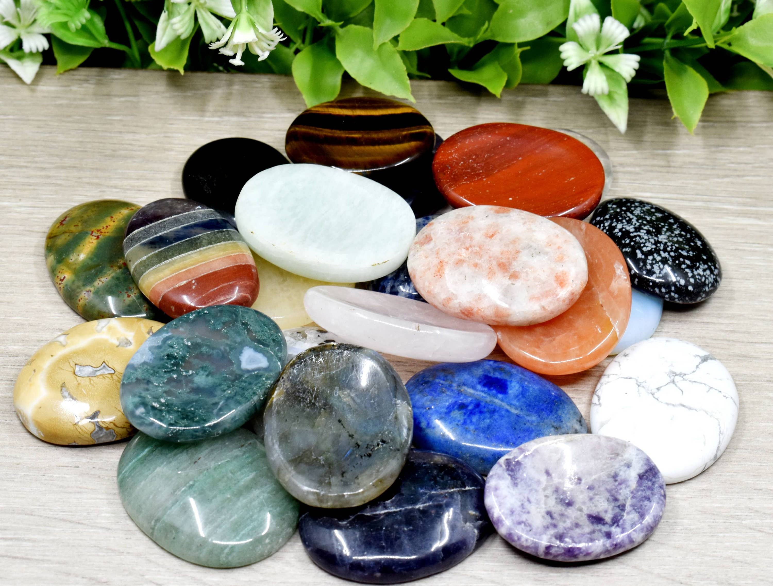 Wish Stones | Palm Stones | Crystal Thumb Stones