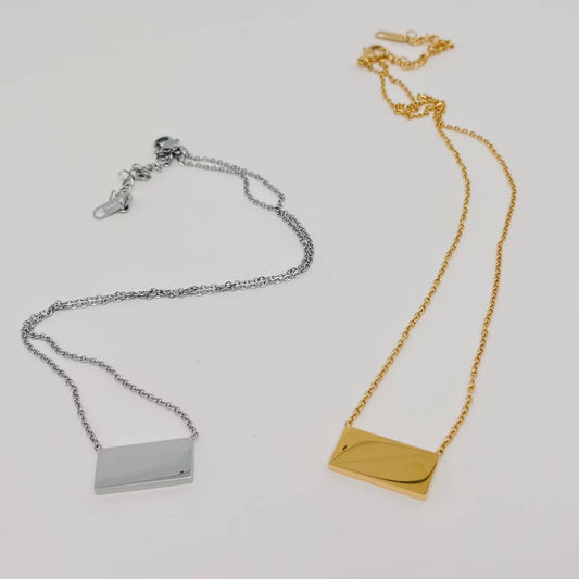 11:11 | Charm Pendant Stainless Steel Necklace - Spiral Circle