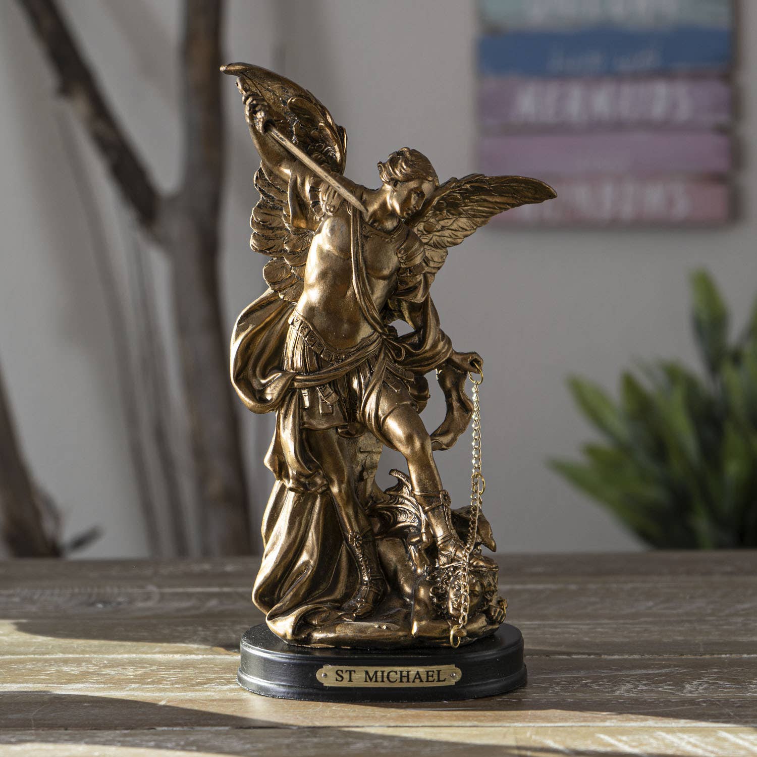 11482 Saint Michael Statue C/12 - Spiral Circle