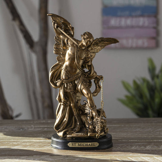 11482 Saint Michael Statue C/12 - Spiral Circle