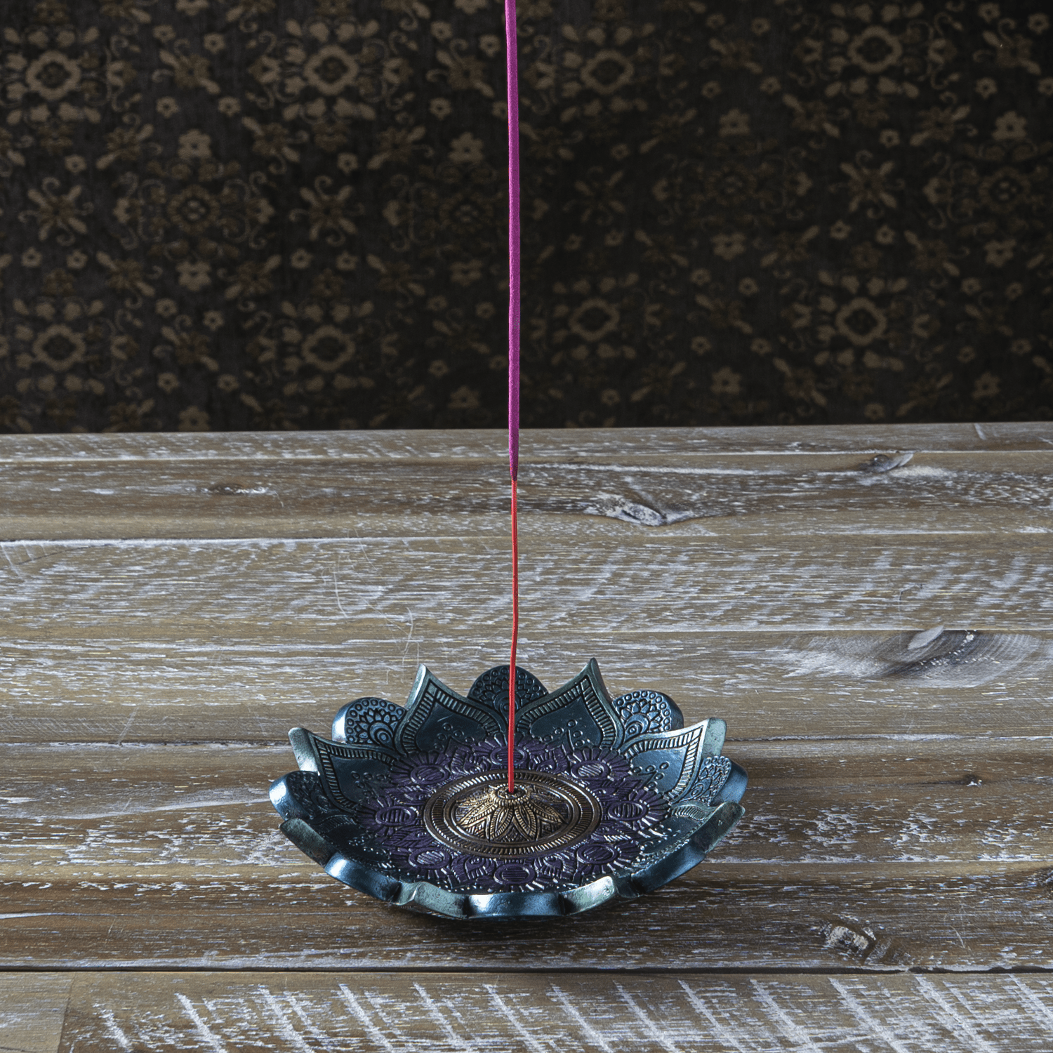 13954 Mandala Incense Burner - Spiral Circle