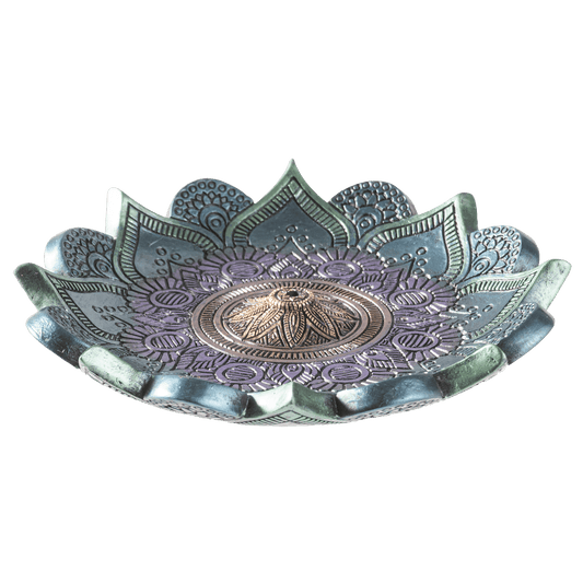 13954 Mandala Incense Burner - Spiral Circle