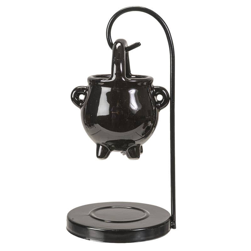14085 Hanging Cauldron Oil Burner - Spiral Circle