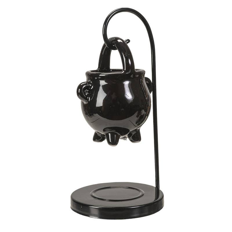 14085 Hanging Cauldron Oil Burner - Spiral Circle