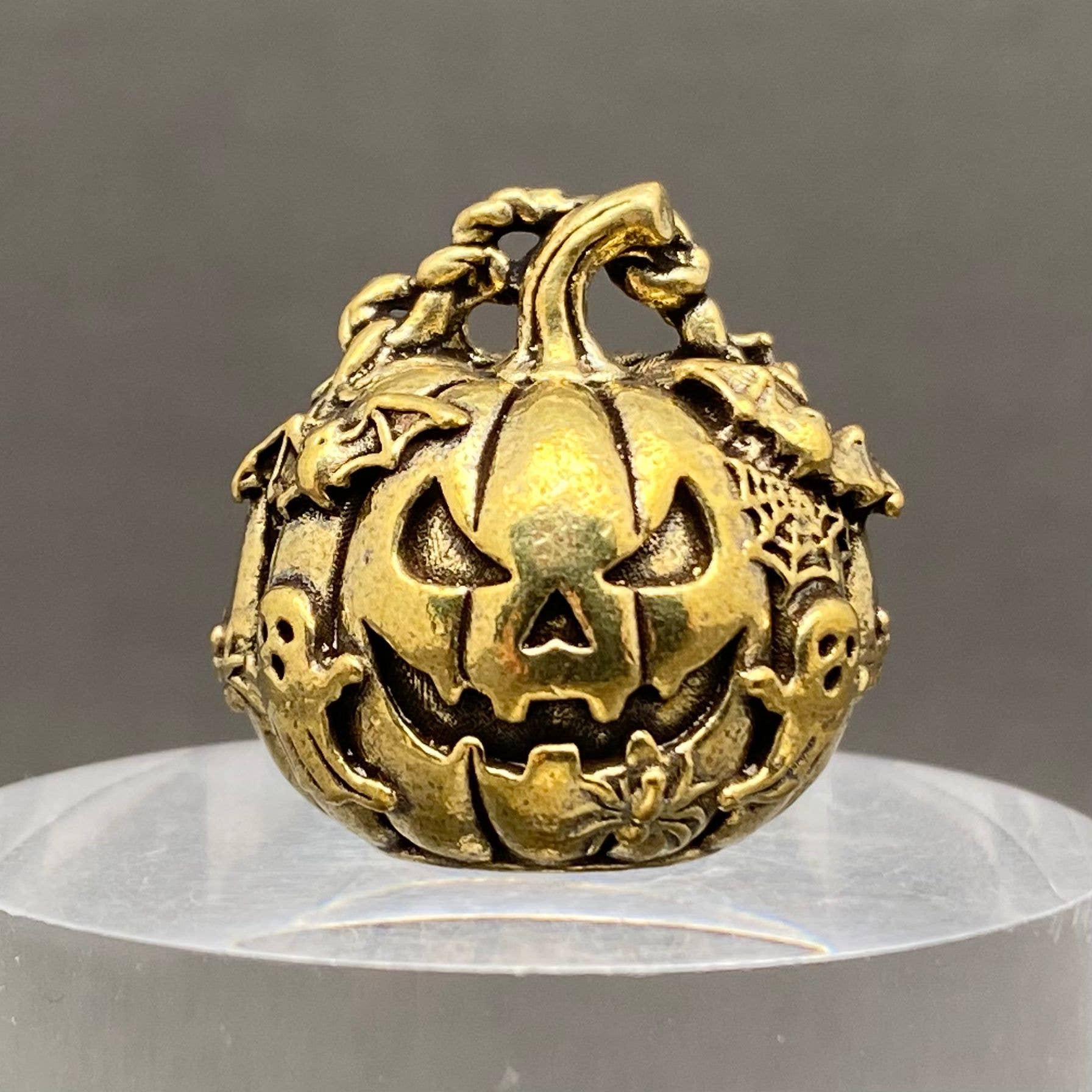 Halloween Pumpkin | Brass Figurine