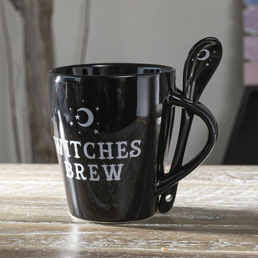 14997 Witches Brew Mug and Spoon Set - Spiral Circle