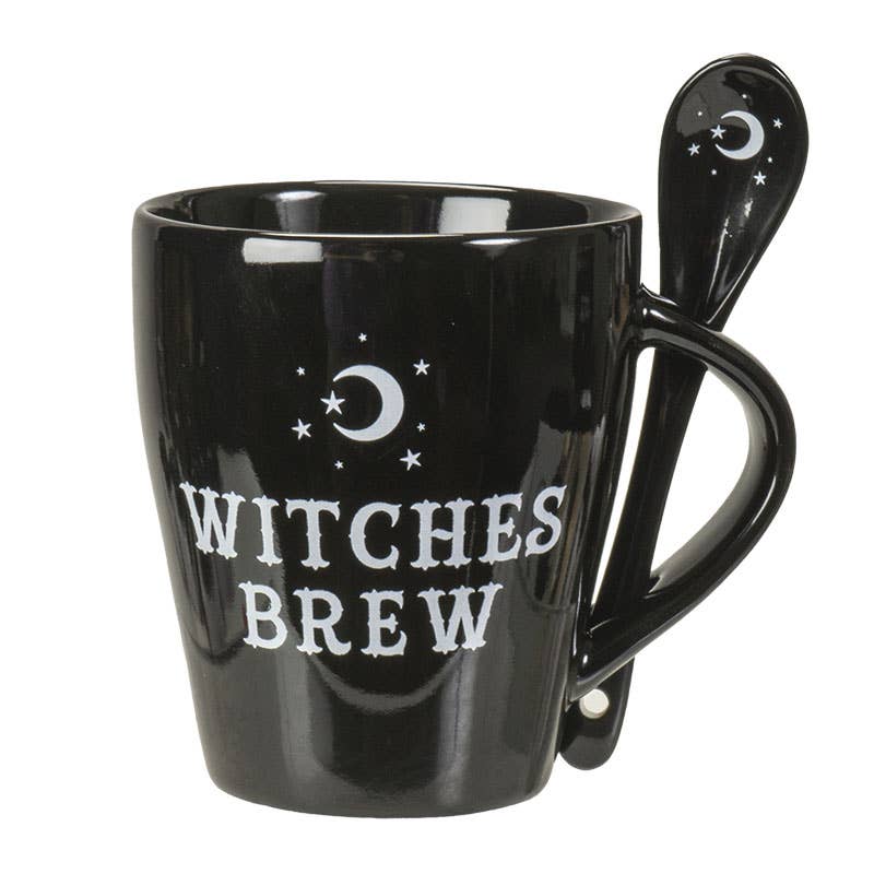 14997 Witches Brew Mug and Spoon Set - Spiral Circle