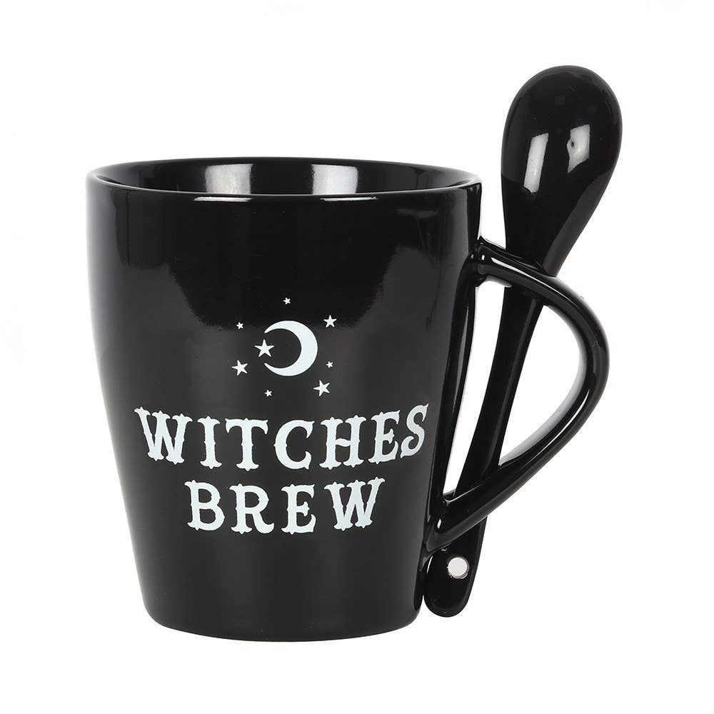 14997 Witches Brew Mug and Spoon Set - Spiral Circle