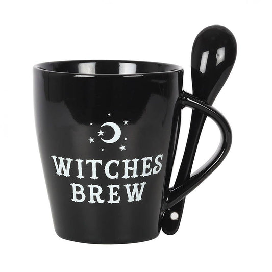 14997 Witches Brew Mug and Spoon Set - Spiral Circle