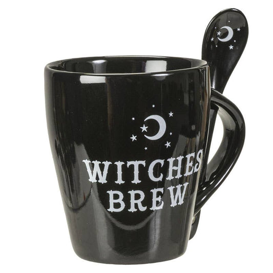 14997 Witches Brew Mug and Spoon Set - Spiral Circle