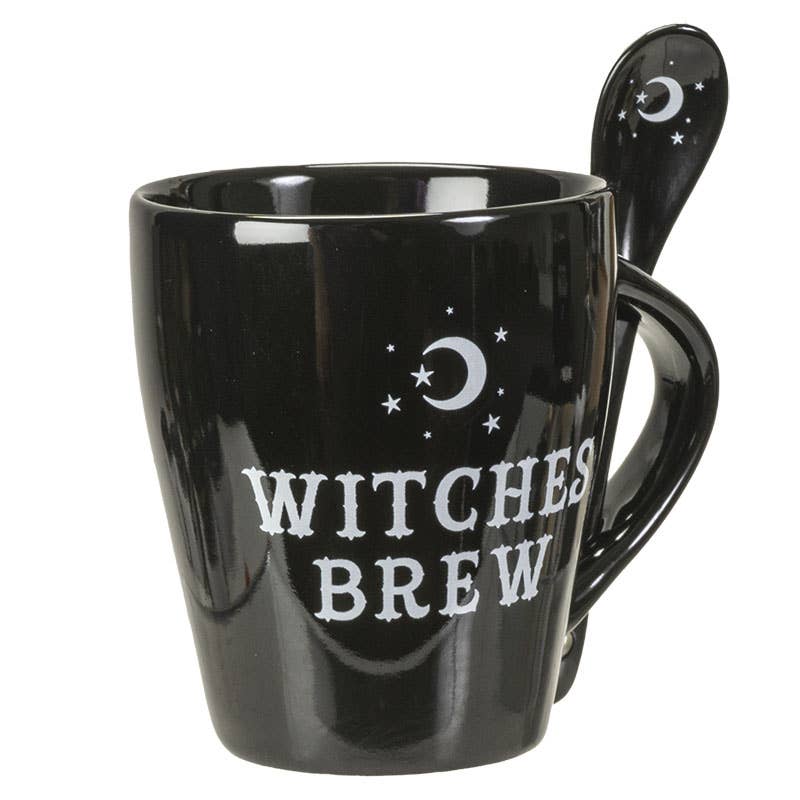 14997 Witches Brew Mug and Spoon Set - Spiral Circle