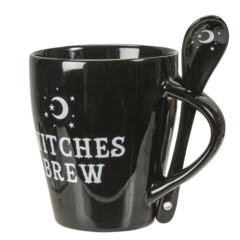 14997 Witches Brew Mug and Spoon Set - Spiral Circle