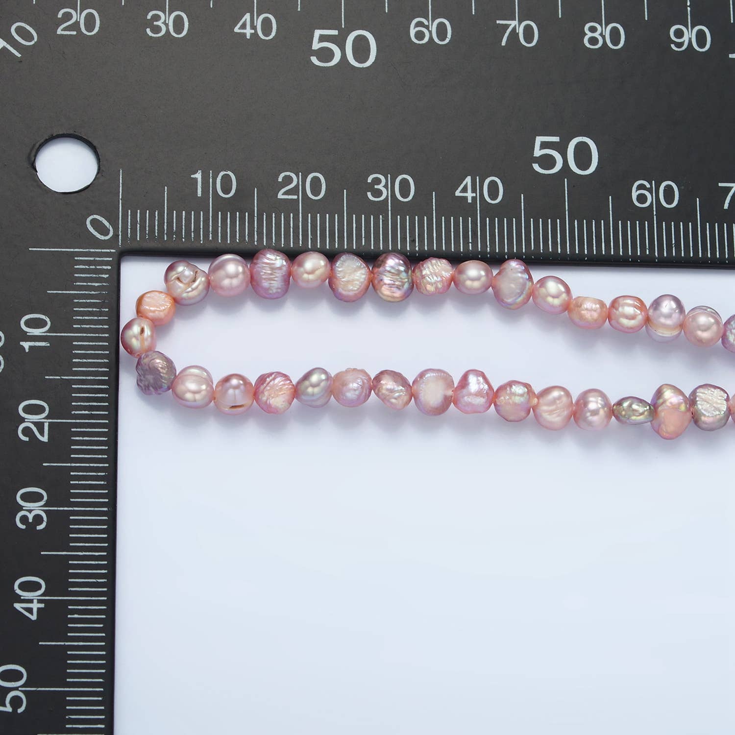 14K Gold Filled Purple Freshwater Pearl Necklace | WA2634 - Spiral Circle