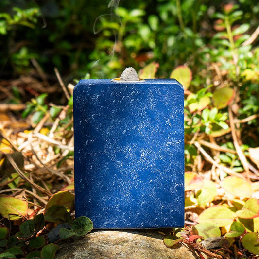 15398 Moon Phase Wolf Backflow Burner - Spiral Circle