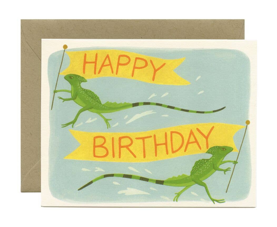 Lizards Birthday Card