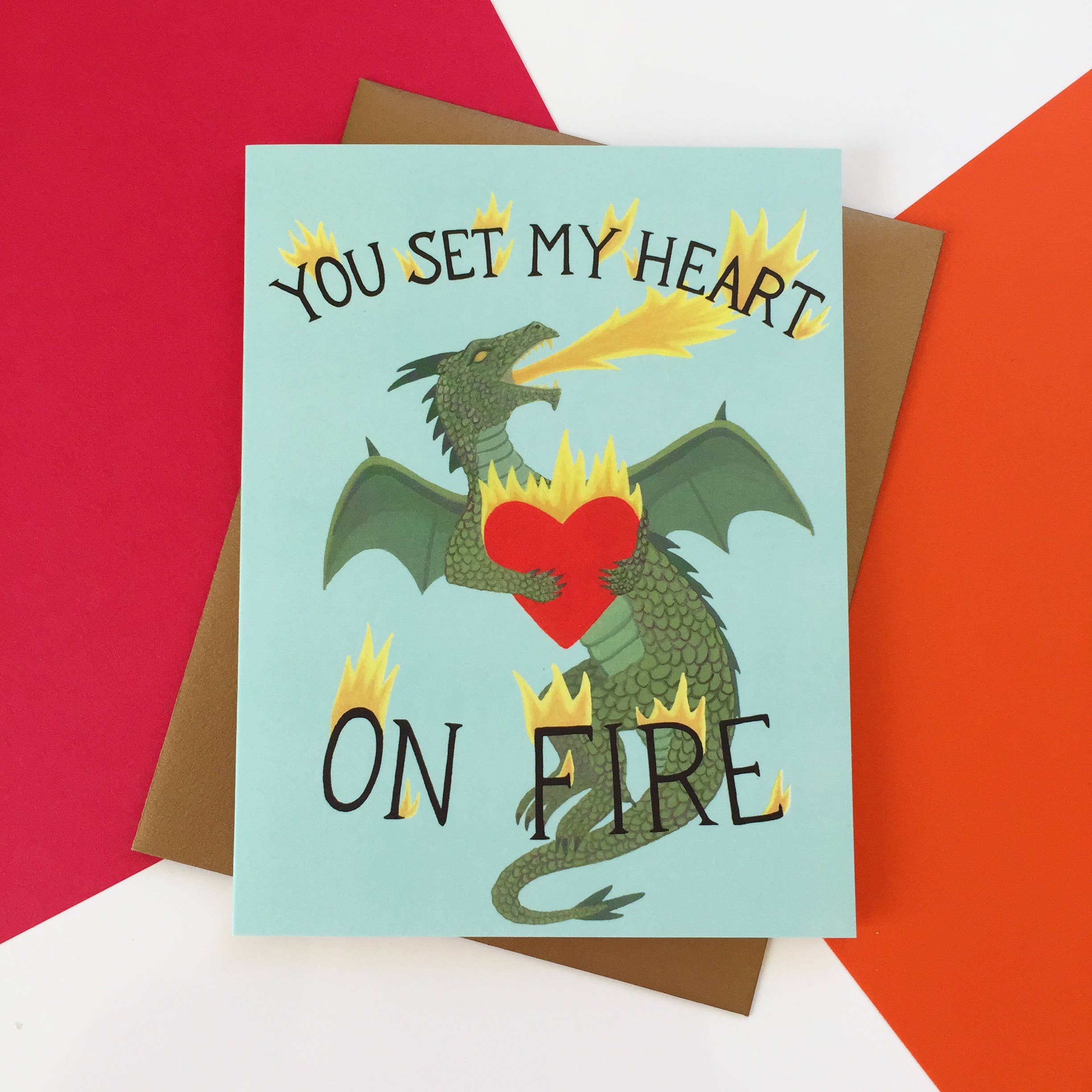 Dragon Fantasy Love Card
