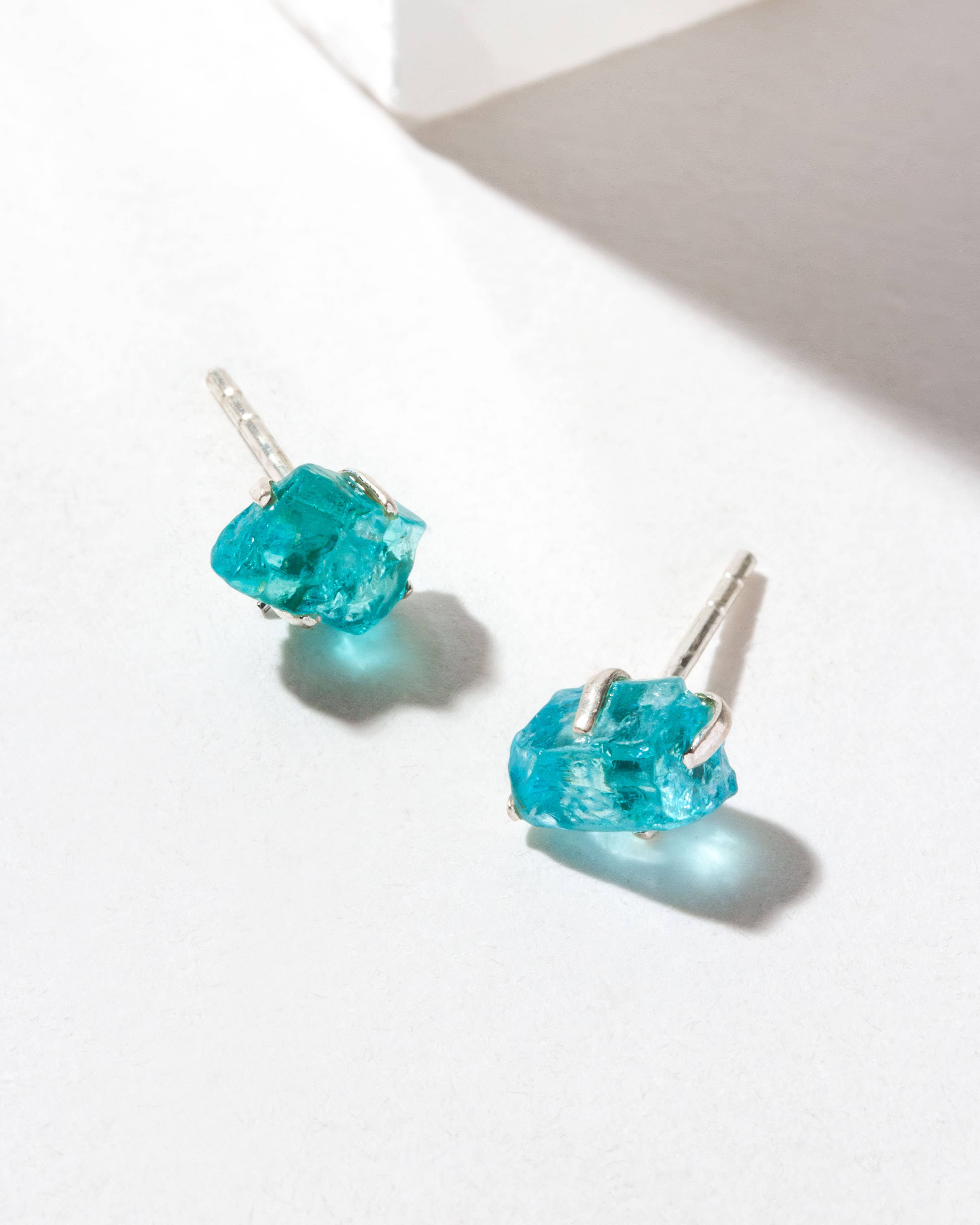 Apatite Beauty Post Earrings | Sterling Silver